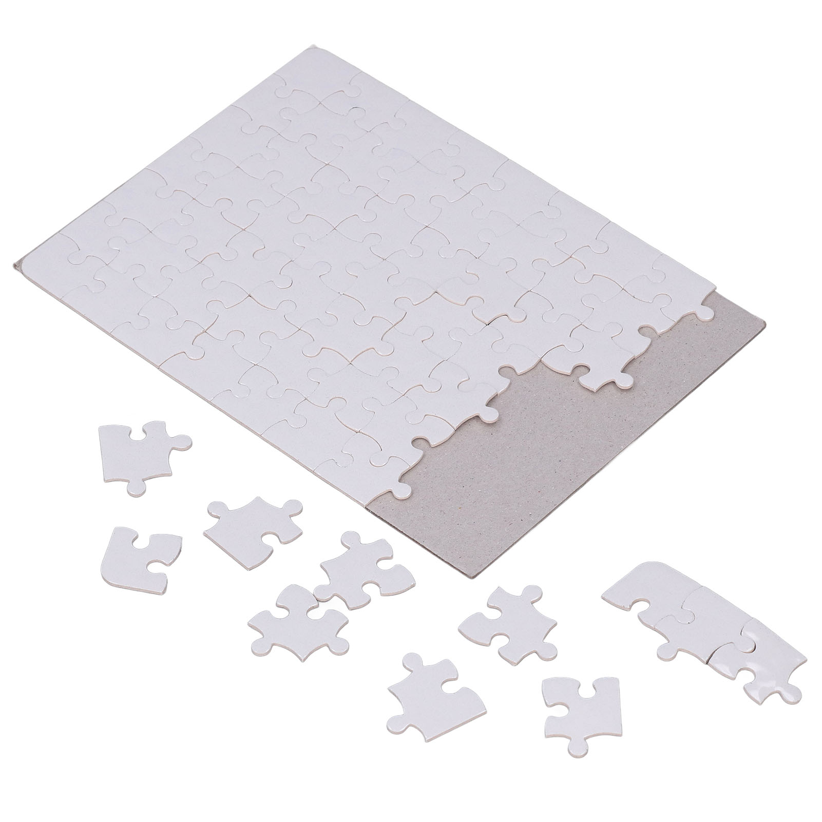 6 Set Puzzle Kosong 13x18cm Pu - Puzzle Blank White ulasan dan harga
