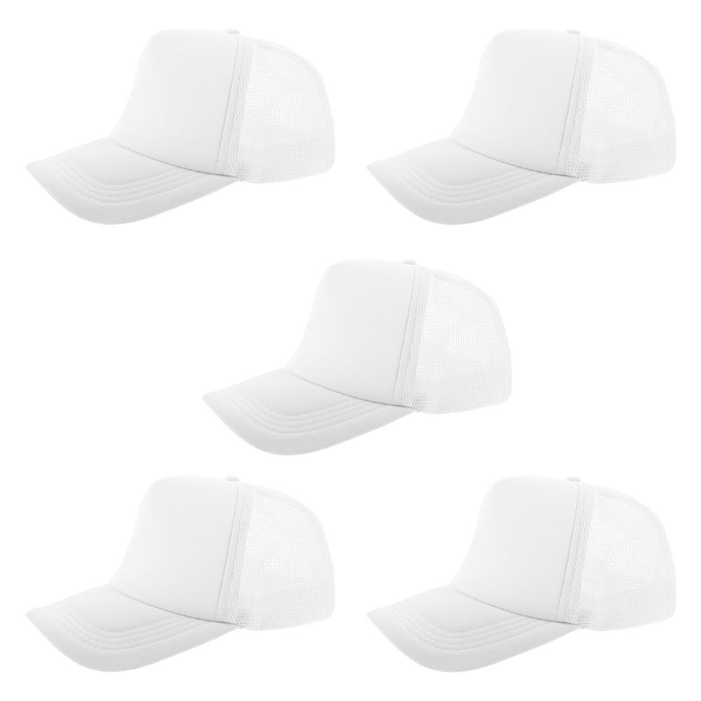 5 Buah Topi Baseball Jaring Po - Hat Sublimation Blank ulasan dan harga